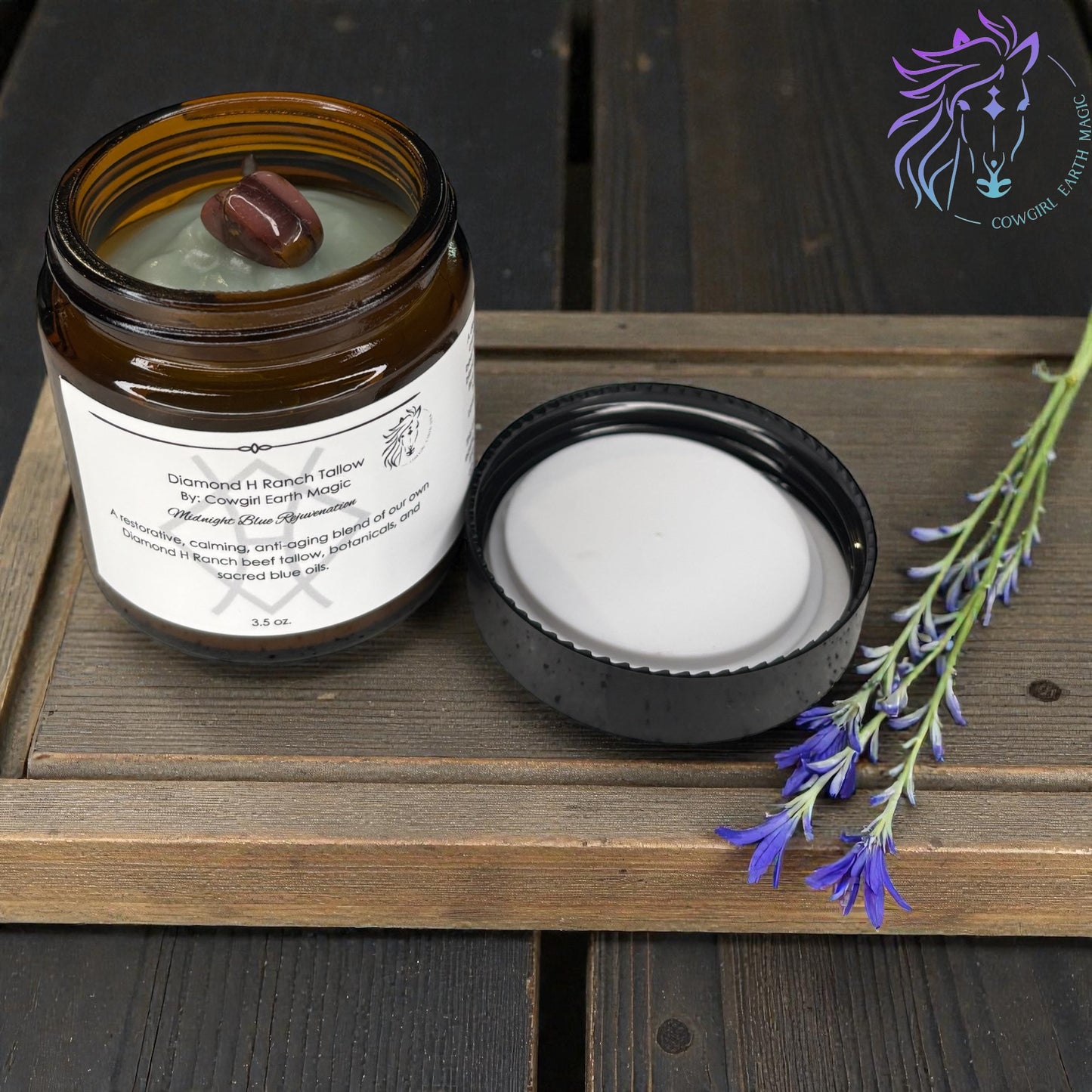 🌙 MIDNIGHT BLUE REJUVENATION — Tallow Facial Cream